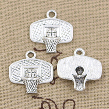 15pcs Charms Basketball Hoop 20x19mm Antique Silver Color Pendants DIY Necklace Crafts Making Findings Handmade Tibetan Jewelry 2024 - buy cheap