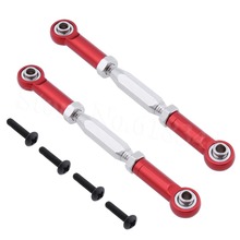 2pcs Front Aluminum Steering Linkage Rod Turnbuckle For RC E10 1:10 Electric Himoto E10XT E10XTL Katana Truggy Spare Parts 33605 2024 - buy cheap