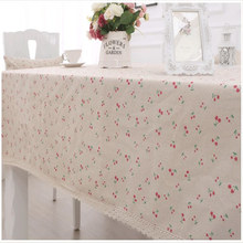 New arrival Europe style a small crown linen cotton table cloth Universal fabric tablecloth hot sale Dust cloth Cover cloth 2024 - buy cheap