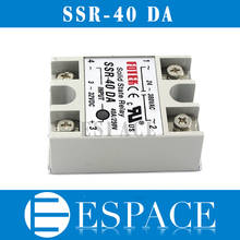 solid state relay SSR-40DA 40A actually 3-32V DC TO 24-380V AC SSR 40DA relay solid state good quality 2024 - buy cheap