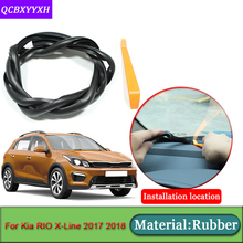 Car-styling For KIA RIO X Line 2017 2018 Anti-Noise Soundproof Dustproof Car Dashboard Windshield Sealing Strips Car Accessories 2024 - buy cheap