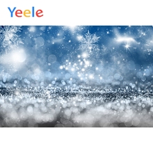 Yeele-fondo fotográfico de vinilo con diseño de copos de nieve para estudio fotográfico, Bokeh con diseño de telón de fondo, nieve, flores, retrato de bebé 2024 - compra barato