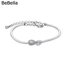 BeBella companion crystal dust cuff bracelet bangle with Czech Crystals for women girls fashion gift bride wedding jewelry 2024 - buy cheap