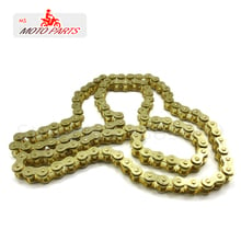 Gold  420 102/104/108 links GOLD O-RING chain 50 70 90 110 125cc dirt bike/pit bike 420 china can choose thelinks you want 2024 - buy cheap