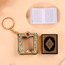Mini Pendant Key Ring Ark Quran Book Religious Real Paper Can Read High Quality Hot Sale Key Chain Muslim Keychain Islamic 1PC 2024 - buy cheap