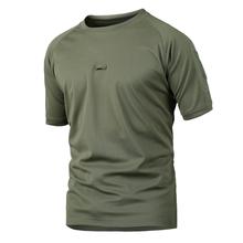Camuflagem Tático de Secagem Rápida T-shirt T-Shirt da Caça Han Selvagem Exército Combate Tático Militar Caminhadas Camping Trekking Camisas 2024 - compre barato