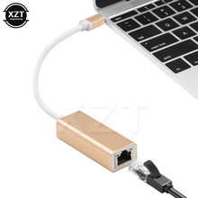 USB Ethernet Adapter USB C Type-C Network Card to RJ45 Lan Wired for MacBook Windows 8/10 Laptop 10M/100M/1000M aluminium alloy 2024 - buy cheap