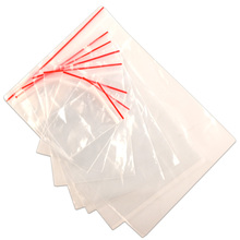 Saco plástico com fecho zip-lock, saco transparente para armazenar joias, presente, comida, biscoitos, doces, 500/100 unidades 2024 - compre barato