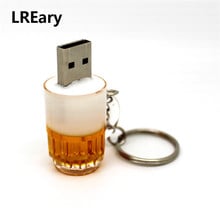 Beer Cup USB Flash Drive USB 2.0 Pen Drive 32GB/16GB/8GB/4GB Good Quality Memory Flash disk U Disk Gift real capacity 2024 - buy cheap