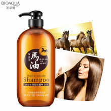 BIOAQUA 300ml Professional Hair Care Product Horse Oil Without Silicone Anti Hair Loss Shampoo Improve Frizz Repair Damage 2024 - buy cheap