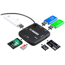 USB 2.0 port, SD, TF, MS, M2 card reader OTG USB HUB External USB 2.0 OTG card reader Mini Reader Multi in 1 OTG adapter SD (HC) 2024 - buy cheap