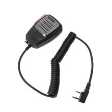 Micrófono Altavoz portátil para Baofeng Kenwood, dispositivo de Radio TYT, 2 pines, PTT 2024 - compra barato
