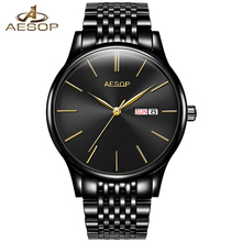 AESOP Dress Watch Men Automatic Mechanical Sapphire Crystal Wrist Wristwatch Stainless Steel Male Clock Relogio Masculino Saati 2024 - buy cheap