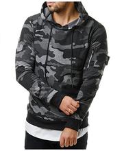 Men Camouflage Hoodie Sweatshirt Long Sleeve Hooded Tops Jacket warm autumn men casual Coat Outwear  Baseball shirt 2024 - buy cheap