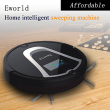 Eworld robot vacuum cleaner with Auto recharge,Auto-cleaning, Anti-fall sensor,cordless vacuum cleaner with Cleaning brush 2024 - buy cheap