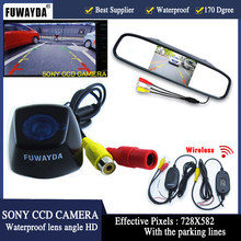 Câmera automotiva de visão noturna, com led wireless, ccd, 4.3 polegadas, cor lcd, dobrável, para bmw x1 x3 x5 x6 2024 - compre barato
