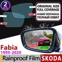 Cubierta completa antiniebla para espejo retrovisor de coche, accesorios para Skoda Fabia 1, 2, 3, 6y, 5j, nj, 1999-2020, MK1, MK2, MK3 2024 - compra barato
