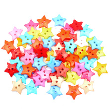 200Pcs Mixed Acrylic Star Sewing Buttons For Kids Clothes Scrapbooking Decorative Botones Handicraft DIY Sewing Accessories 2024 - buy cheap