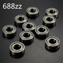 10Pcs/set 688zz Metal Bearings Sealed Deep Groove Radial Ball Bearing 8 x 16 x 5mm 2024 - buy cheap