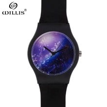 WILLIS Brand Leisure Women Waterproof Watch purple Star Students Kid Women Quartz Wrist Waterproof girl Silicone clock Watches 2024 - buy cheap