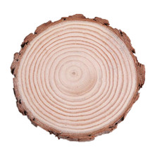 Posavasos de madera auténtica de 1cm de grosor, tapete para taza de té y café, árbol Natural, anillo anual, posavasos de madera para bebidas, decoración, tapete de mesa, 10 Uds. 2024 - compra barato