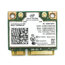 Minitarjeta Wifi PCI-E 7260, compatible con Bluetooth 300, 4,0 Mbps, Intel 7260HMW BN 802.11bgn 2024 - compra barato