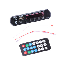 DC 12V Automobile Car Bluetooth MP3 WMA FM AUX Decoder Board Plate Audio Module TF SD Card USB Radio Car MP3 Speaker Accessories 2024 - buy cheap