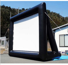 Pantalla inflable gigante de 5x3m, nueva pantalla de proyección de película, RH, envío gratis 2024 - compra barato