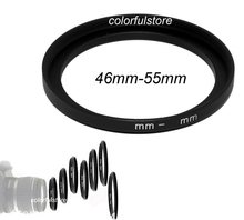 New Arrival 46mm to 55mm 46mm-55mm 46-55 mm 46 55 Metal Step-Up Step Up Ring Camera Lens Lenses Hood Filter Stepping Adapter L05 2024 - buy cheap