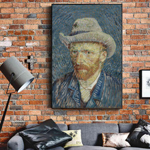 Vincent van Gogh Self portrait Painting Canvas Poster and Printed Wall Art For Room Decor 2024 - buy cheap