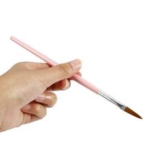 ELECOOL 1 шт., деревянная ручка, кисть для дизайна ногтей, один рисунок, ручка, УФ-Гель-лак, кисть для рисования, инструмент для маникюра, для красоты ногтей, сделай сам 2024 - купить недорого