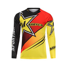 Camiseta cómoda para descenso para hombre, ropa para bicicleta de montaña DH MX, motocicleta, todoterreno, motocross, deportes de competición, 2020 2024 - compra barato