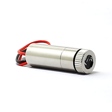 Módulo vermelho focalizável da cruz do laser de 10mw 650nm com lente e motorista incorporado 12x35mm 2024 - compre barato