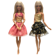 NK-Conjunto de dos muñecas Barbie, falda de estilo de moda, trajes coloridos y hermosos, accesorios, el mejor regalo 2024 - compra barato