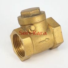 3/4" BSP Female Brass Swing Check Valve One Way Valve For Water Pipe Plumbing 2024 - buy cheap