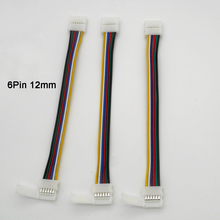 5 шт. 2pin 3pin 4pin 5pin 6pin Сварочный соединитель двойной зажим соединитель кабель для 3528 5050 RGB RGBW RGBWW светодиодный 2024 - купить недорого