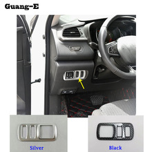 Car Stick Styling ABS Front Head Fog Light Switch Trim Frame Lamp Panel 1pcs For Renault Kadjar 2016 2017 2018 2019 2024 - buy cheap