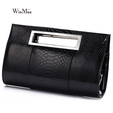 New  Hot Noble Ladies Handbags Fashion Women Alligator Design Day Clutches Evening Bags Bride Wedding Party Bags Bolsas Mujer 2024 - buy cheap