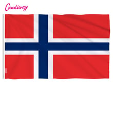 Bandera de Noruega, envío desde Noruega, 3x5 pies, Oficina Nacional de país europeo/actividad/desfile/Festival/decoración del hogar, nueva moda 2024 - compra barato