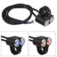 Interruptor de manillar de motocicleta, Faro de freno, luz antiniebla de encendido/apagado con luz indicadora, 7/8 pulgadas, 22mm 2024 - compra barato