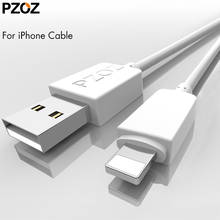 PZOZ Fast Charging Usb Cable For iphone Xs Max Charger Sync Data Usb Short Cord Wire Cabel For iphone 5 5s 6s 6 s 7 Phone Cable 2024 - buy cheap