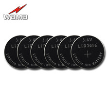 5x Wama Li-Ion Rechargeable Button Cell LIR2016 Recharged 500 Times Replace for Car Keys CR2016 Battery 3.6V Batteries Drop Ship 2024 - buy cheap