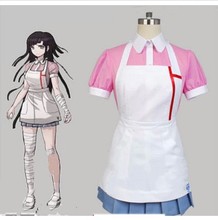 Dangan ronpa 2-fantasia de anime, vestido de cosplay para crianças, para presente de natal, dia das bruxas, uniforme de enfermeira 2024 - compre barato