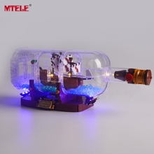 Mtele kit de luz led para 21313 ideias da série, envio em uma garrafa compatível com 16051 2024 - compre barato