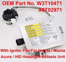 Lastro de farol, 1 peça, 35w, d2s, d2r, oem, hid, unidade de controle com peça de ignição, w3t10471, para honda acura, mazda 3 2024 - compre barato