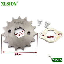 Xlsion-roda dentada de motor dianteiro para bicicletas crf, xr50, ttr, ssr, 428, 15 dentes, 20mm 2024 - compre barato