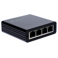 Сетевой адаптер с USB 3,0 на 4 порта Gigabit Ethernet, конвертер RJ45 100/1000 Мбит/с, Карта LAN 1 Гбит/с для чипсета Realtek RTL8153 2024 - купить недорого