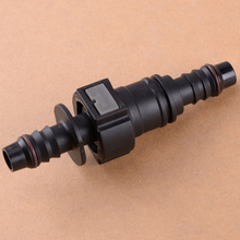 Черный штекер DWCX 11,8 мм SAE & Female 3/8 "10 мм, прямой быстроразъемный соединитель для нейлоновой топливной линии, резиновый соединитель для шлангов 2024 - купить недорого