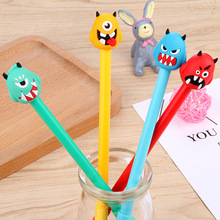 100 Pcs Cute Monster Neutral Pen Cartoon Monster Black Water Pen Signature Pen Stationery Kawaii School Supplies Pen 2024 - buy cheap