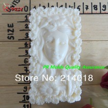 chrysanthemum woman modelling silicon soap mold fondant Cake decoration mold wholesale Handmade soap mold NO.:SO392 2024 - buy cheap